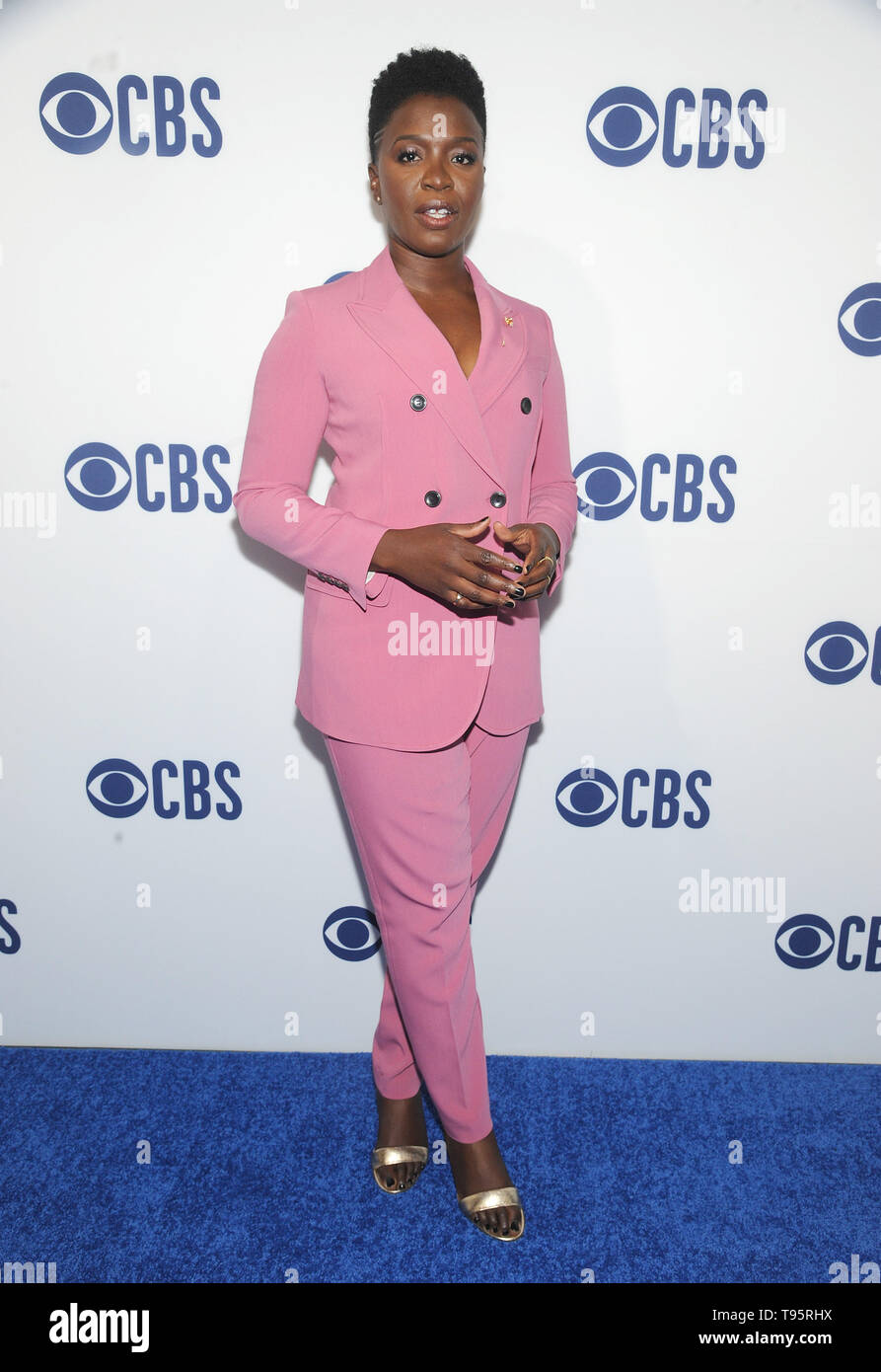 New York, NY, STATI UNITI D'AMERICA. 15 Maggio, 2019. Folake Olowofoyeku assiste il 2019 CBS iniziali di presentazione presso il Plaza on Maggio 15, 2019 a New York City. Credito: John Palmer/media/punzone Alamy Live News Foto Stock