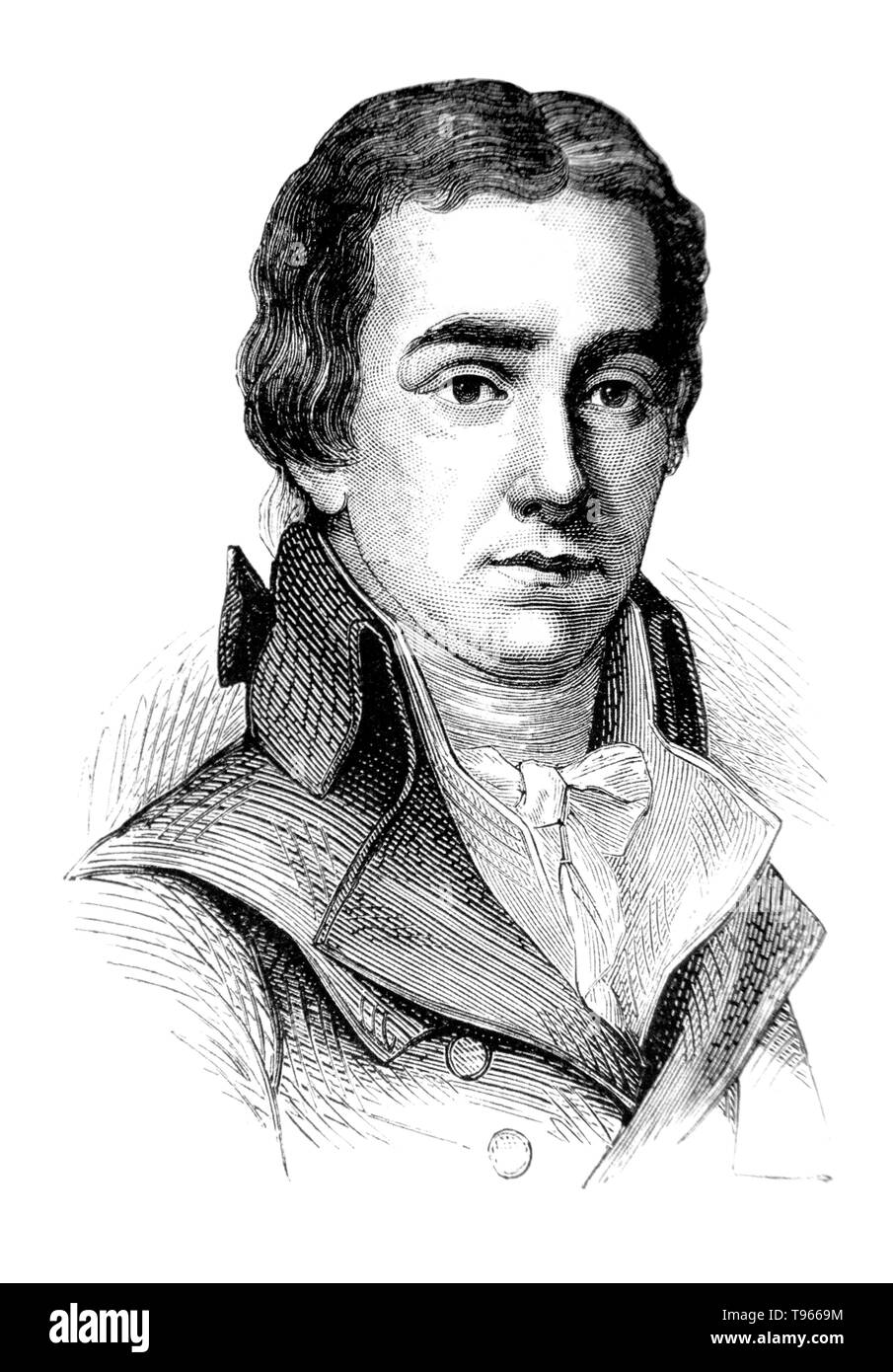 William Wilberforce (24 agosto 1759 - 29 luglio 1833) era un politico inglese, filantropo e un leader del movimento per fermare il commercio di schiavi. Wilberforce era convinto dell importanza della religione e della moralità e dell'istruzione. Egli ha difeso le cause e le campagne come la Società per la soppressione del vizio, British lavoro missionario in India e la creazione di una colonia di libero in Sierra Leone, il fondamento della missione della Chiesa nella società e la Società per la prevenzione della crudeltà verso gli animali. Foto Stock