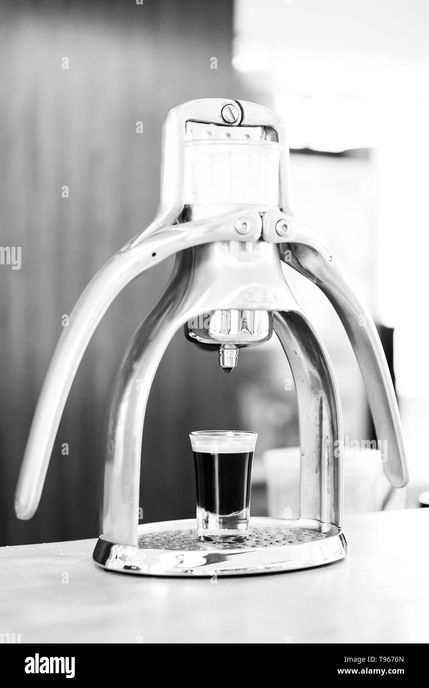 Macchina per il caffè macchina Foto Stock