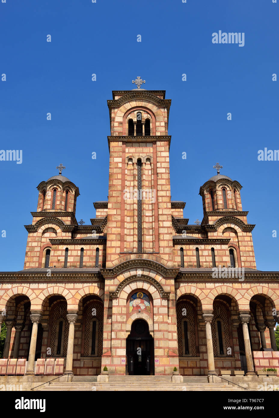St Marks Chiesa, Belgrado, Serbia Foto Stock