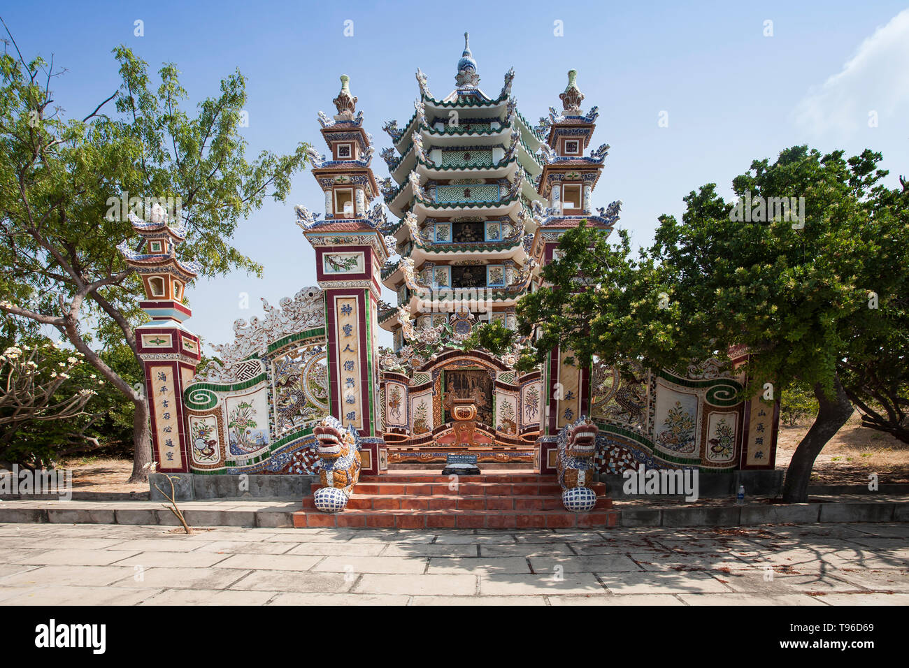 Co Tach Pagoda, vicino a Mui Ne, Binh Thuan, Vietnam Asia Foto Stock