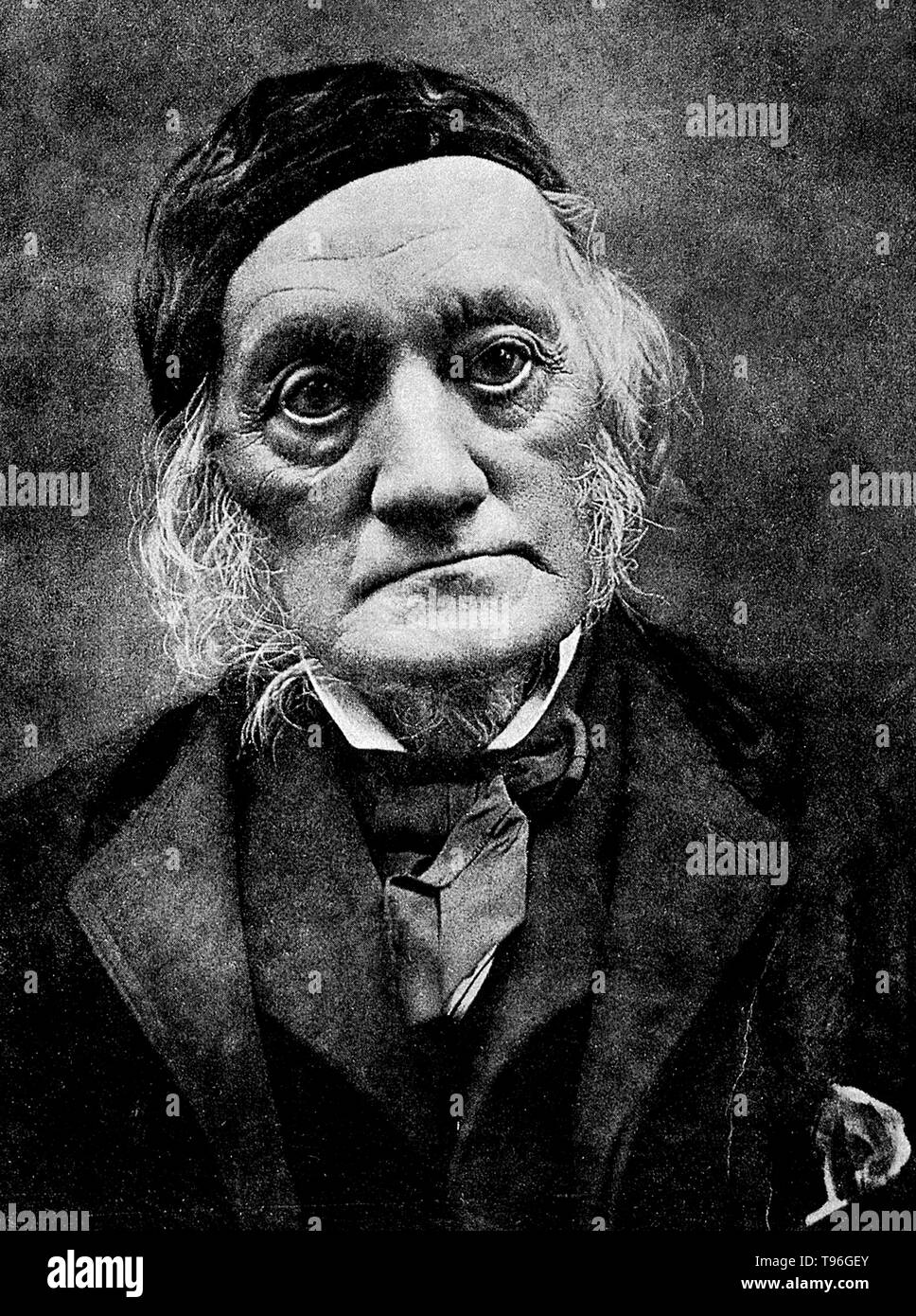 Richard Owen (Luglio 20, 1804 - 18 dicembre 1892) era un biologo inglese, anatomista comparativo e paleontologo. Una delle sue posizioni era quella di prosector per lo Zoo di Londra, il che significava che egli aveva per dissezionare e preservare gli eventuali animali da zoo che sono morti in prigionia. Questo gli ha dato una vasta esperienza con l'anatomia di animali esotici. Egli ha prodotto una vasta gamma di attività scientifica, ma è probabilmente meglio oggi ricordata per la coniatura della parola Dinosauria. Foto Stock