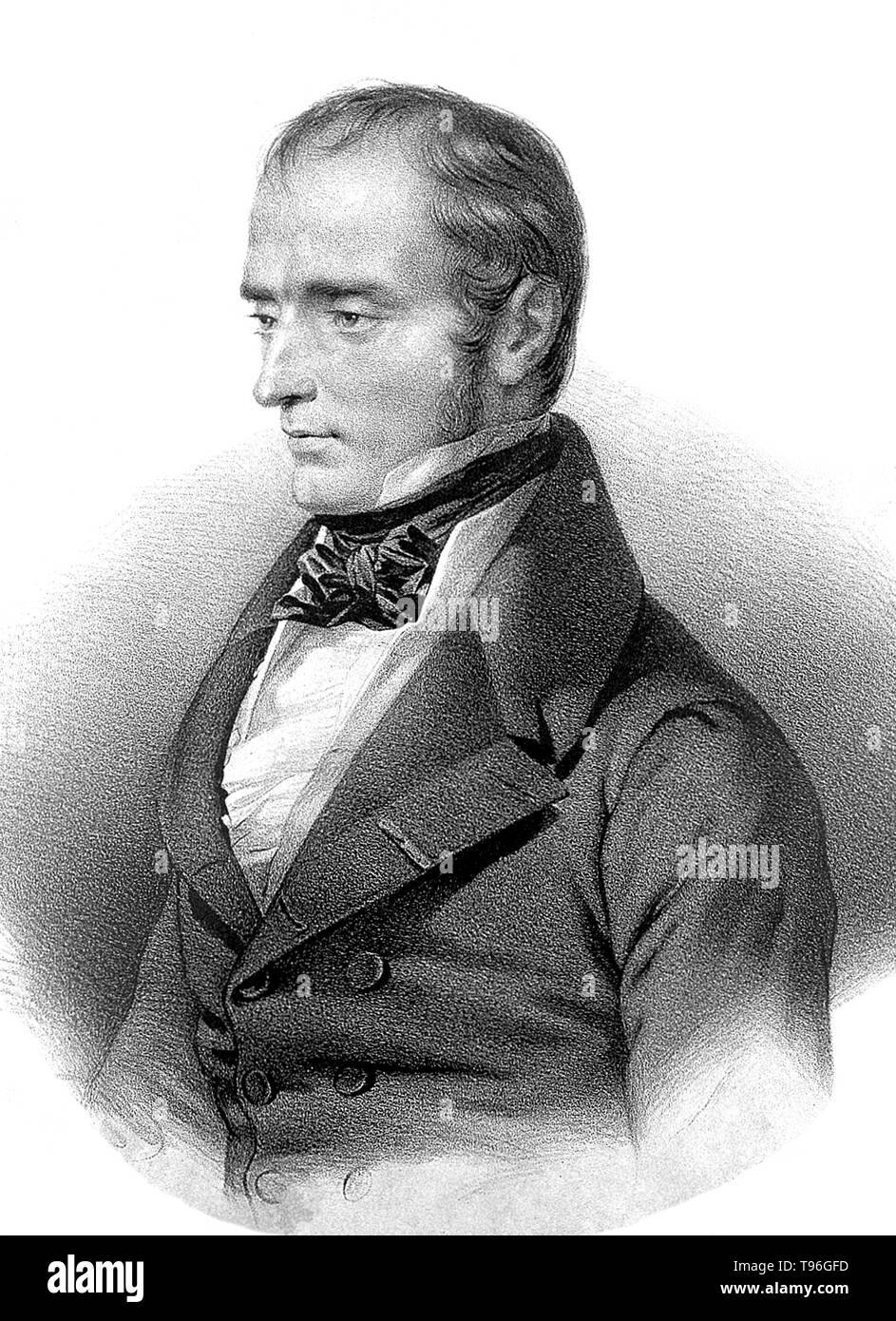 Marie François Xavier Bichat (novembre 14, 1771 - 22 luglio 1802) era un anatomista francese e fisiologo. Bichat è ricordato come il padre della moderna istologia e patologia. Bichat il contributo principale per la medicina e la fisiologia è stata la sua percezione che il corpo di diversi organi di contenere particolari tessuti o membrane, e ha descritto 21 tali membrane, compresi di tessuto connettivo, il muscolo e il tessuto nervoso. Foto Stock