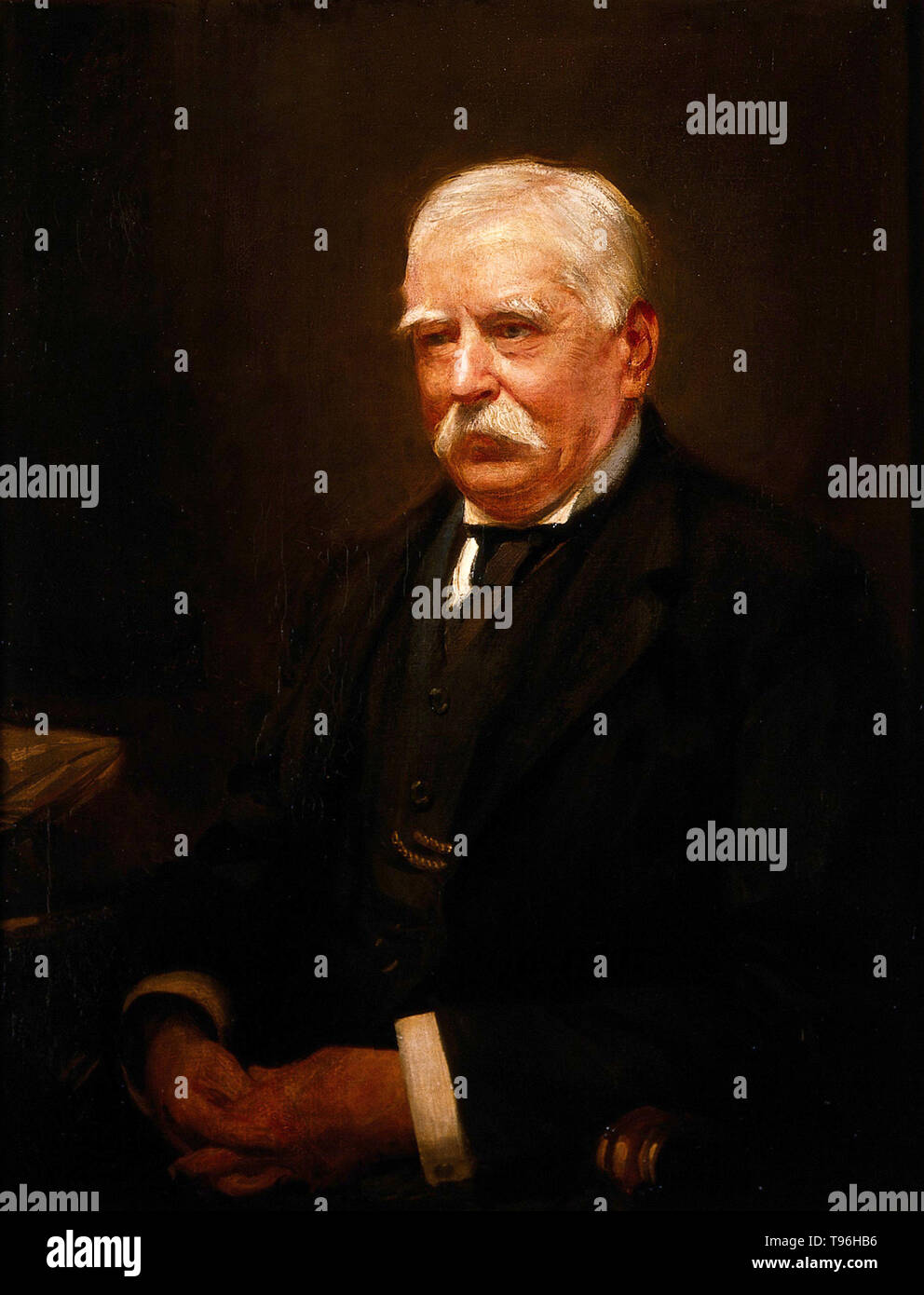 Patrick Manson (3 ottobre 1844 - 9 Aprile 1922) era un medico scozzese, parassitologia e fondatore della medicina tropicale campo (si occupa di problemi di salute che si verificano in maniera univoca, sono più diffuse o rivelarsi più difficile da controllare in regioni tropicali e subtropicali). Ha trascorso i suoi primi anni in ricerche Filaria (worm che provoca elephantiasis) da sangue prelevato da pazienti. Foto Stock