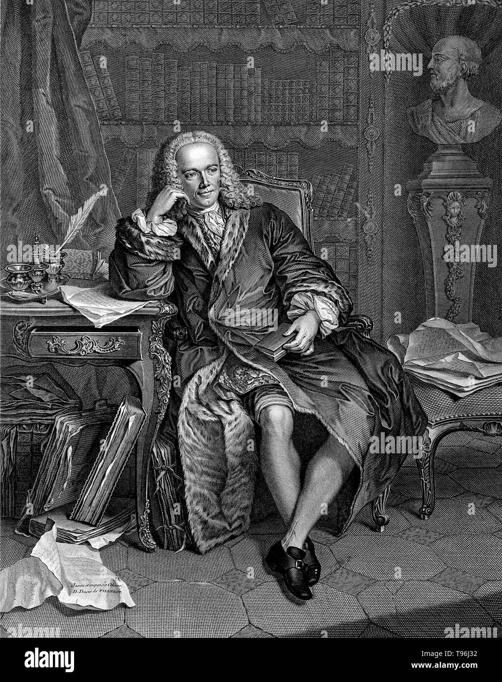 Francois Quesnay (4 giugno 1694 - 16 dicembre 1774) era un economista francese e del medico. Ha studiato medicina a Parigi e divenne medico di Re Luigi XV di Francia. Dalla fine del 1740s iniziò a dedicare più tempo allo studio di economia, raccogliendo intorno a sé un gruppo di eminenti pensatori economica (l'Physiocrates). Egli ha pubblicato le "Tableau économique" (economico tabella) nel 1758, che ha fornito le basi delle idee del Physiocrats. Foto Stock