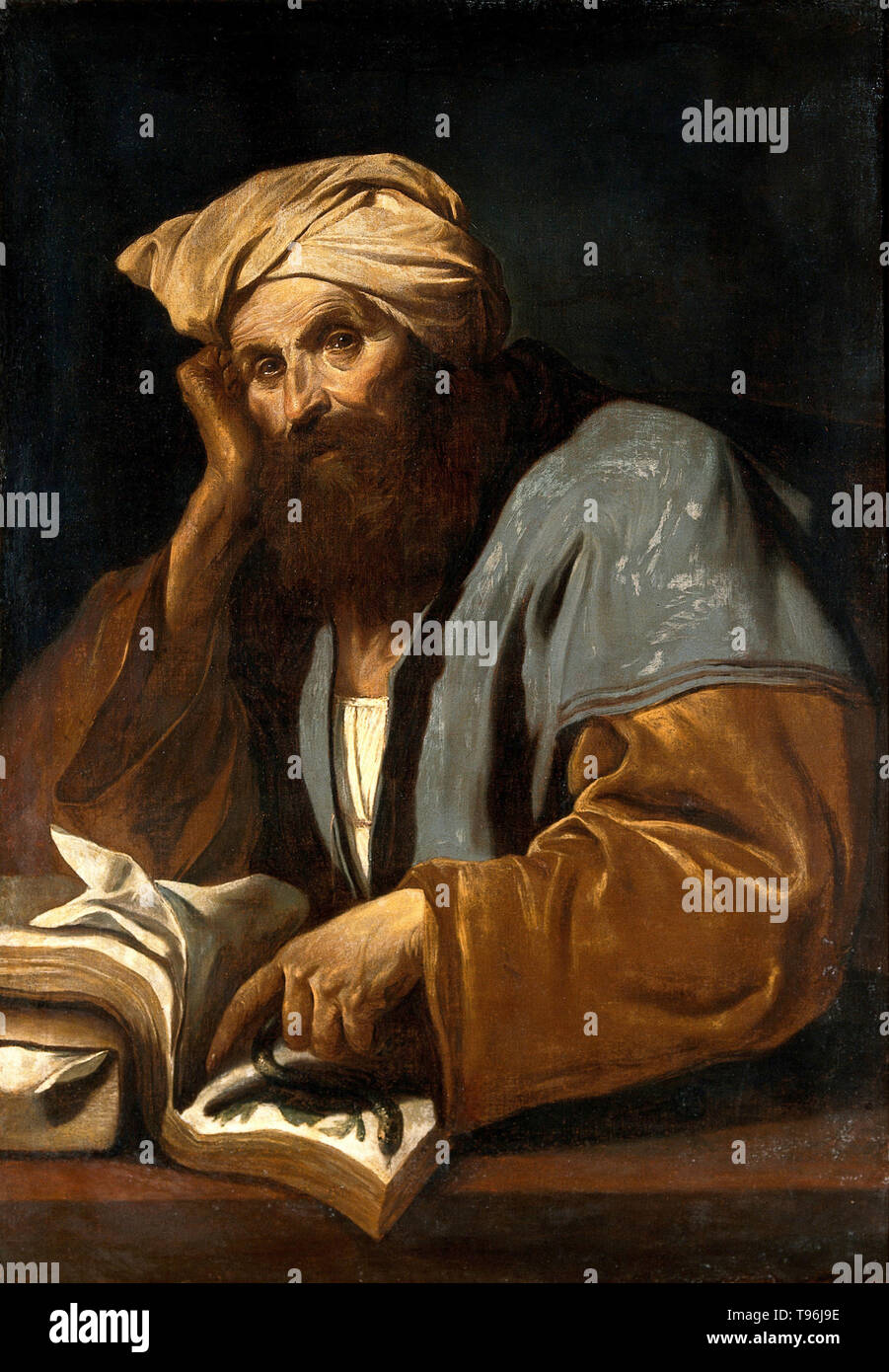 Abu 'Ali al-Husayn Ibn Abd Allah ibn Sina (980-1037), comunemente noto come Ibn Sina o dal suo nome latinizzato Avicenna, era un polymath persiano, che ha scritto quasi 450 trattati su una vasta gamma di soggetti, di cui circa 240 sono sopravvissuti. Le sue opere più famose sono il libro di guarigione, un vasto filosofiche e scientifiche enciclopedia, e il canone della medicina, che era uno standard medico testo in molte università medievali. Foto Stock