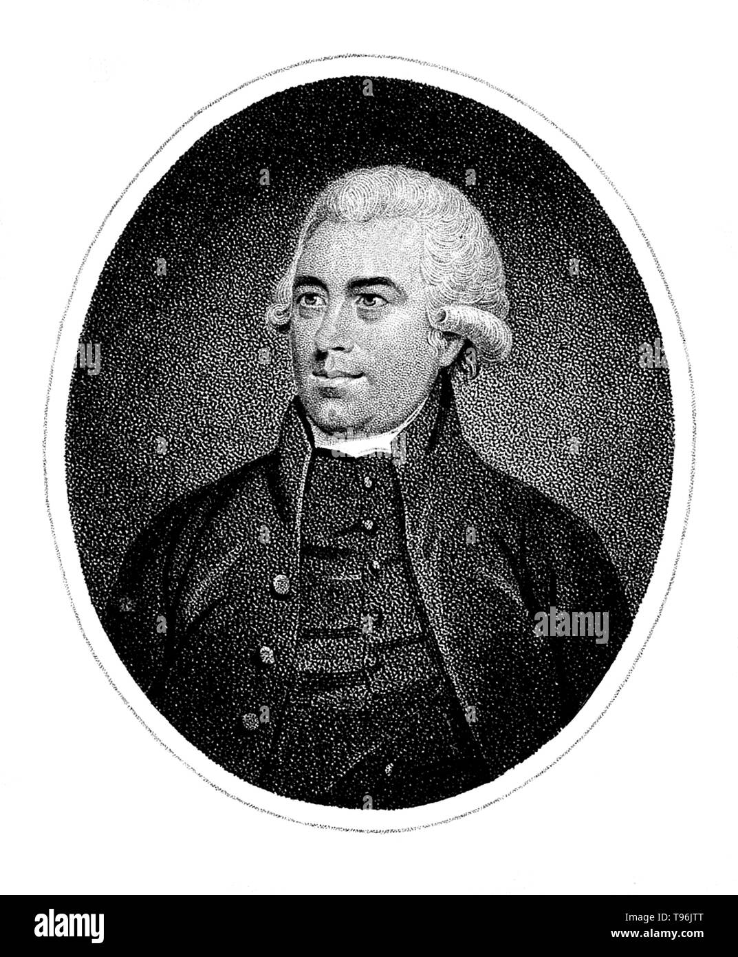 Sir Joseph Banks, 1° Baronet (Febbraio 24, 1743 - 19 giugno 1820) naturalista inglese e botanico. Le banche ha reso il suo nome sul 1766 Storia naturale spedizione in Terranova e Labrador. Ha preso parte a cucinare il primo grande viaggio (1768-71), visitare il Brasile, Tahiti, Nuova Zelanda e Australia. Ha ricoperto la carica di presidente della Royal Society per oltre 41 anni. Foto Stock