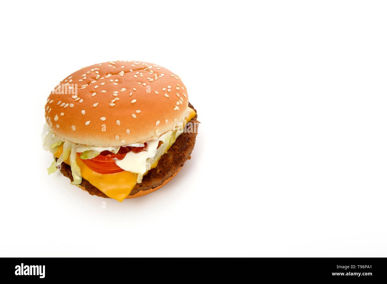 Cheeseburger, Germania Foto Stock