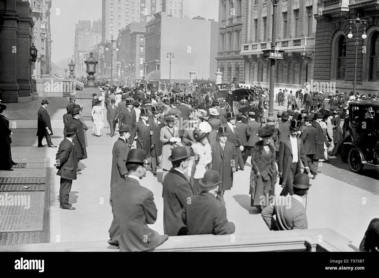 Easter Parade, Fifth Avenue, New York 1910. Foto Stock