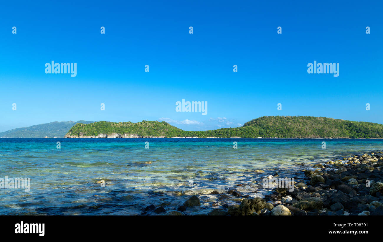 Sepoc beach, Tingloy Isola, Batangas, Filippine Foto Stock