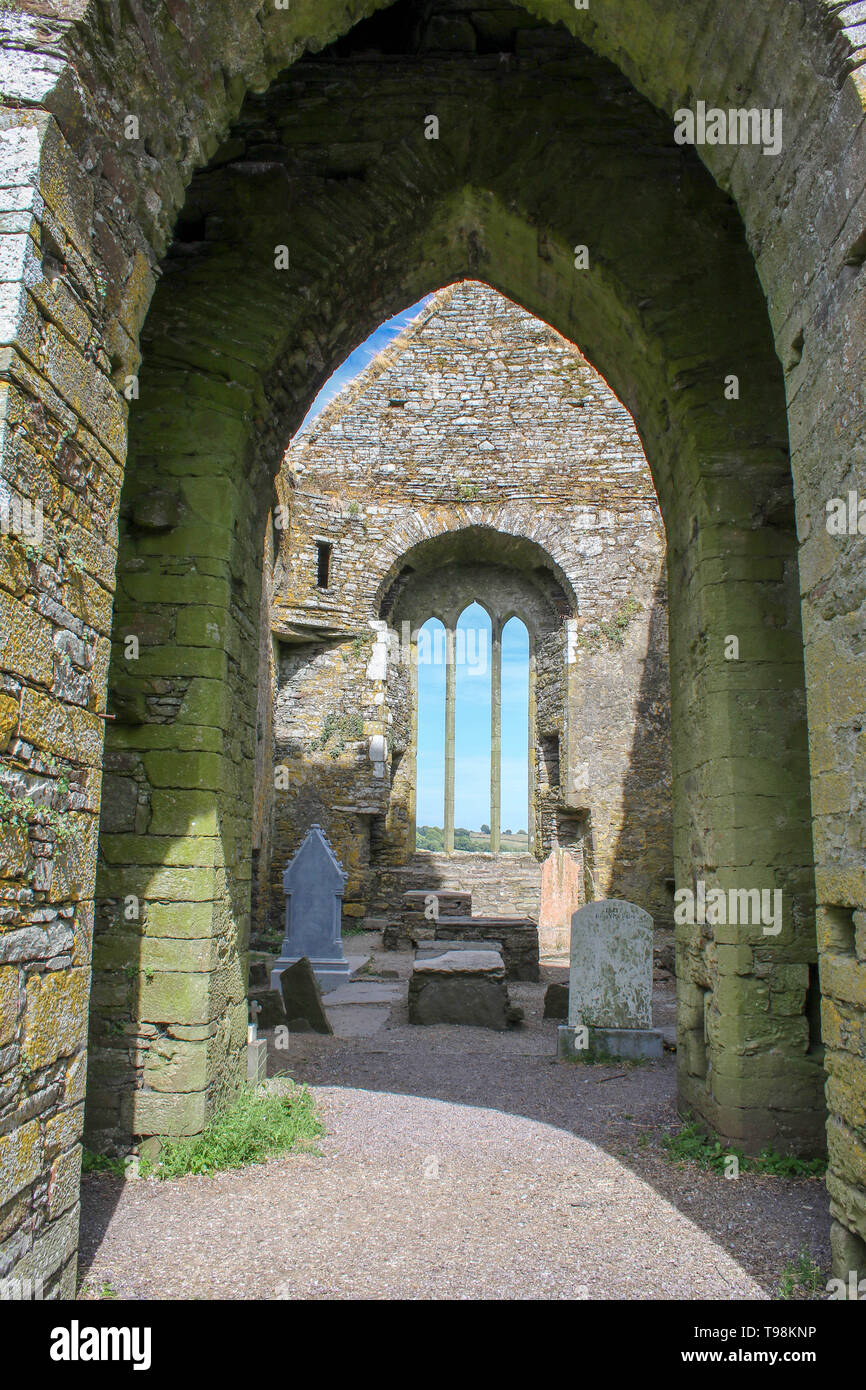 Timoleague Abbey West Cork in Irlanda Foto Stock