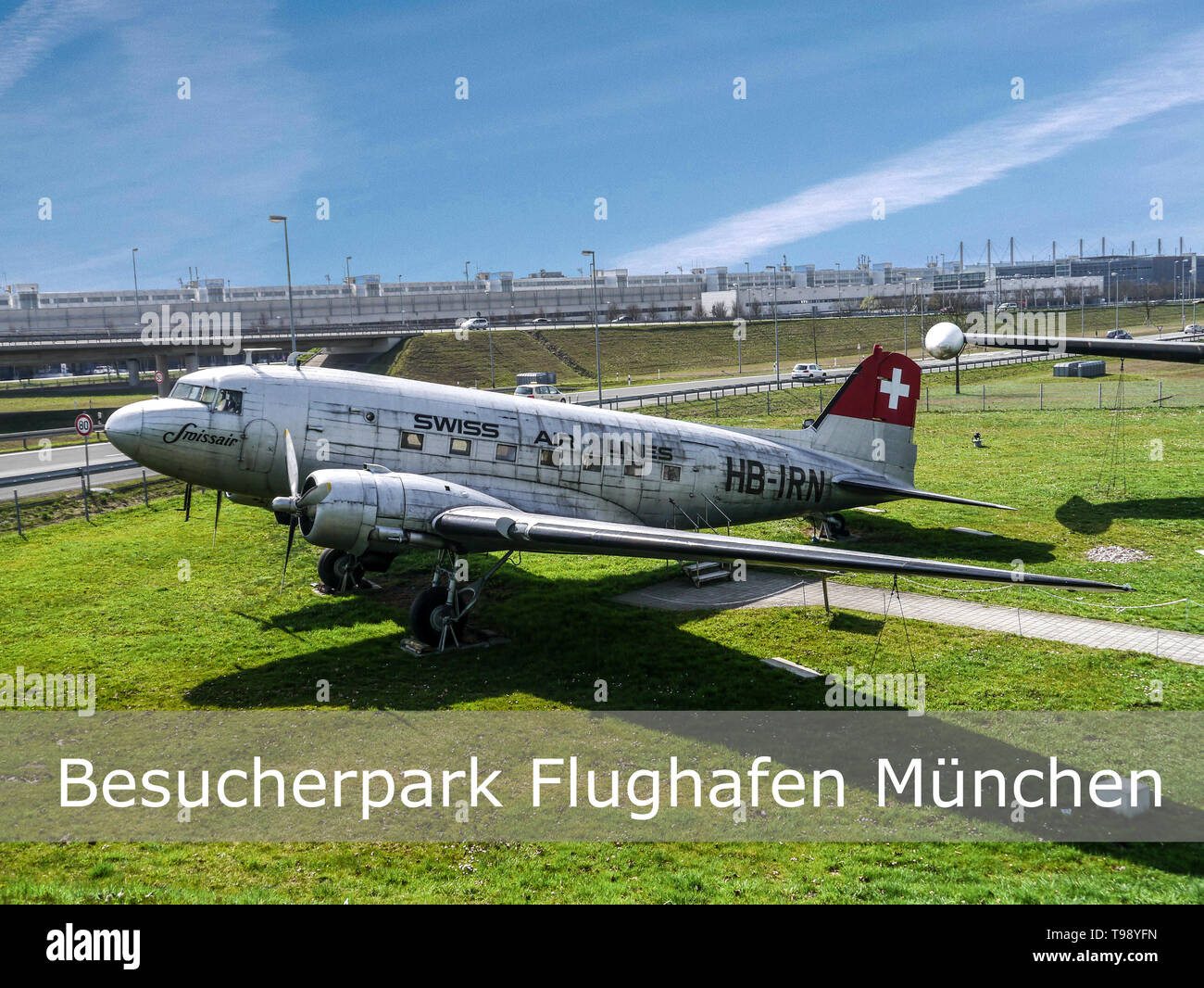 Douglas DC-3 HB-IRN Foto Stock