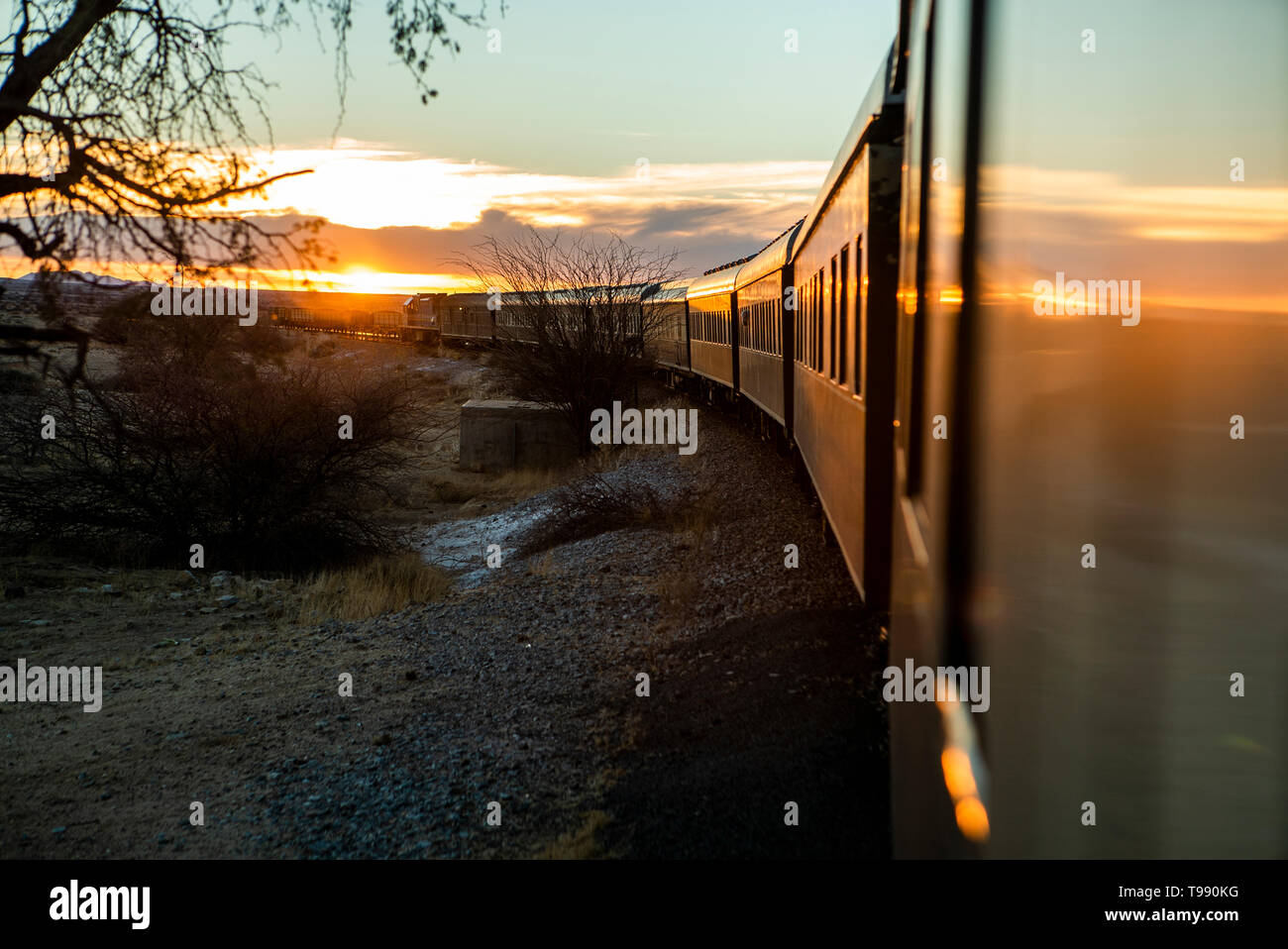 African Explorer, treno speciale, Namibia, Africa Foto Stock