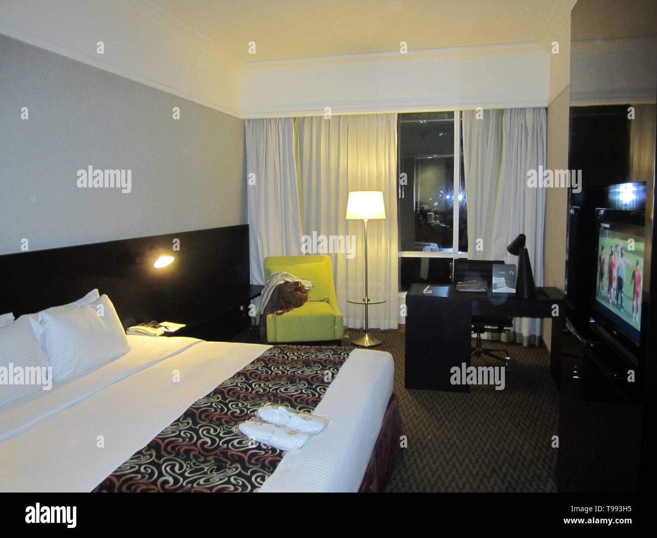 Il Raffles hotel room, Singapore Foto Stock