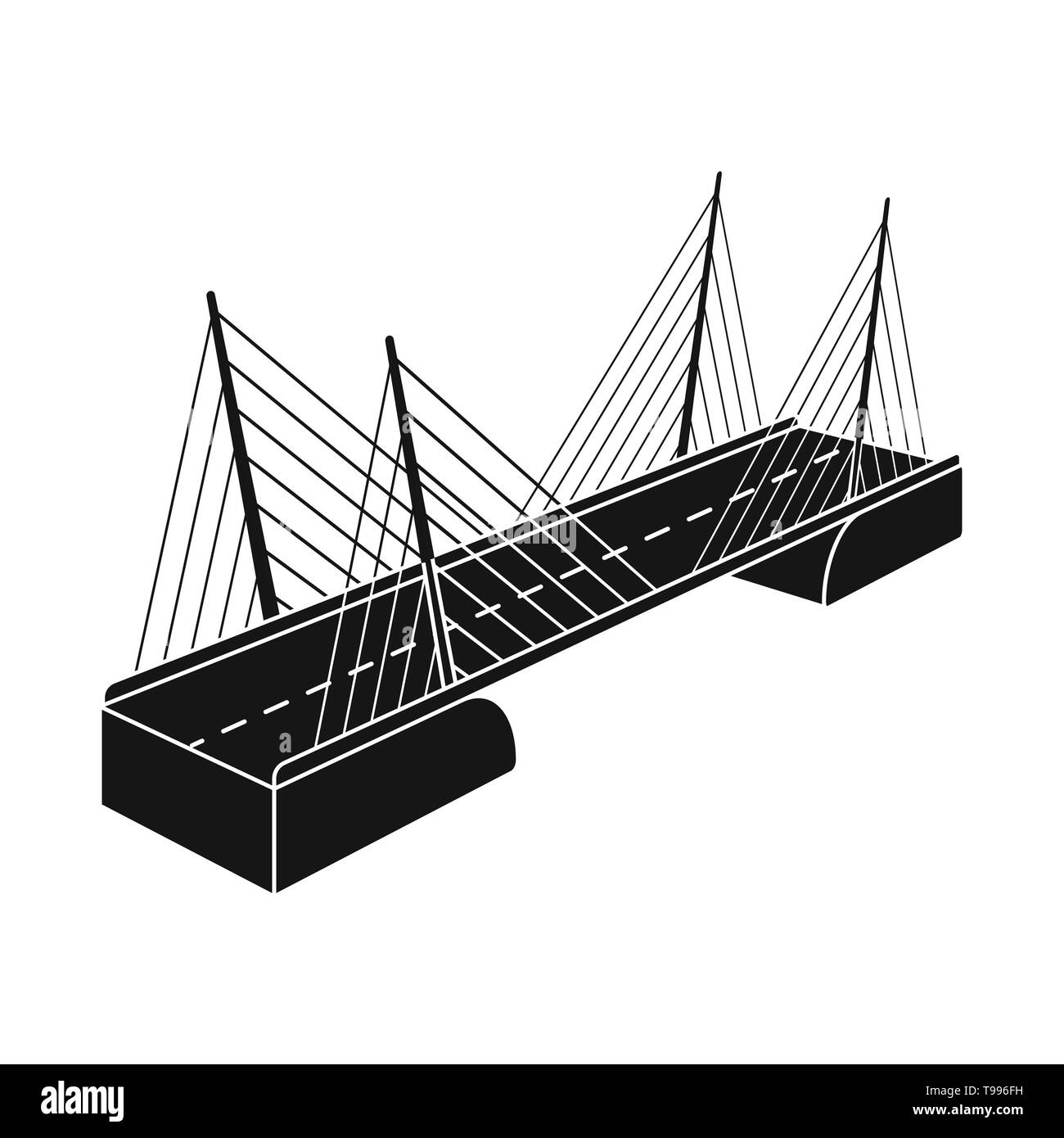 Fiume,struttura,montato,trasporto,bike,bridgework,l'architettura,landmark,ponte,costruzione,,cavo sospeso,attraversando,Vista,il collegamento,design,costruire,lato,impostare,vettore,icona,immagine,isolato,raccolta,l'elemento,graphic,segno,Black,semplice, Vettori vettore , Illustrazione Vettoriale