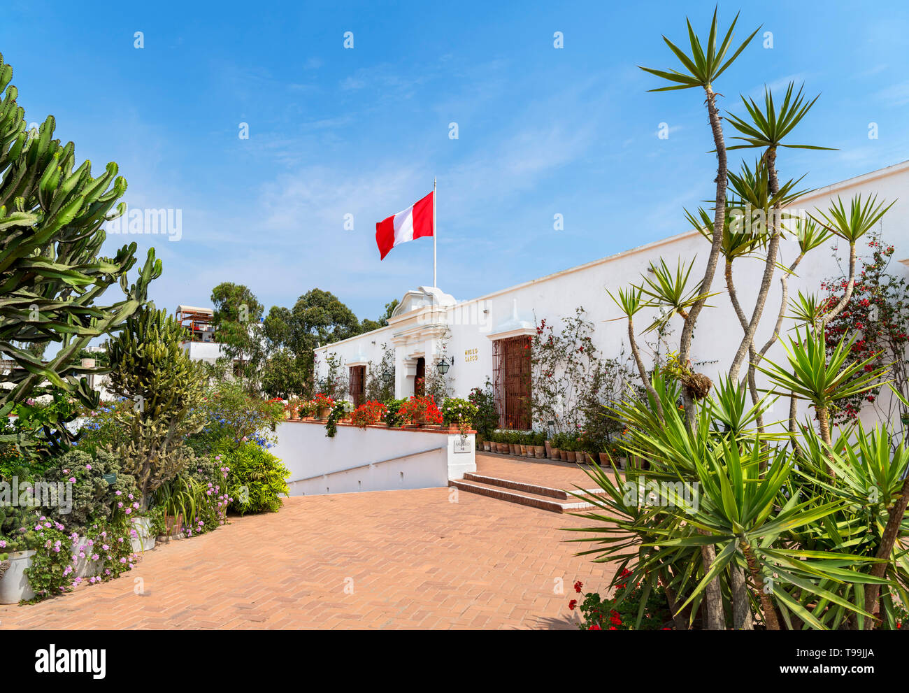 Larco Museum (Museo Larco), Pueblo Libre, Lima, Perù, Sud America Foto Stock