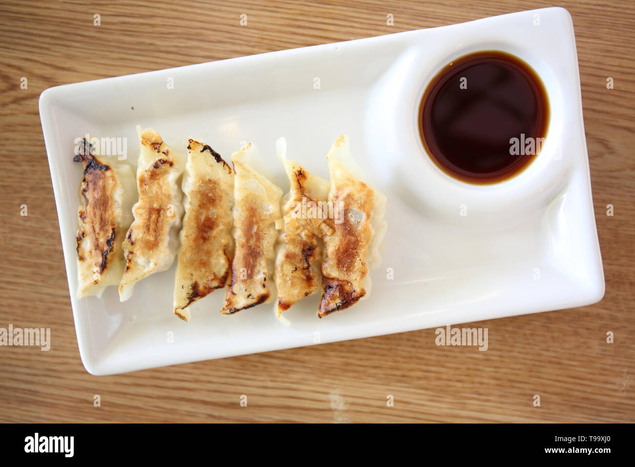 Gyoza Foto Stock