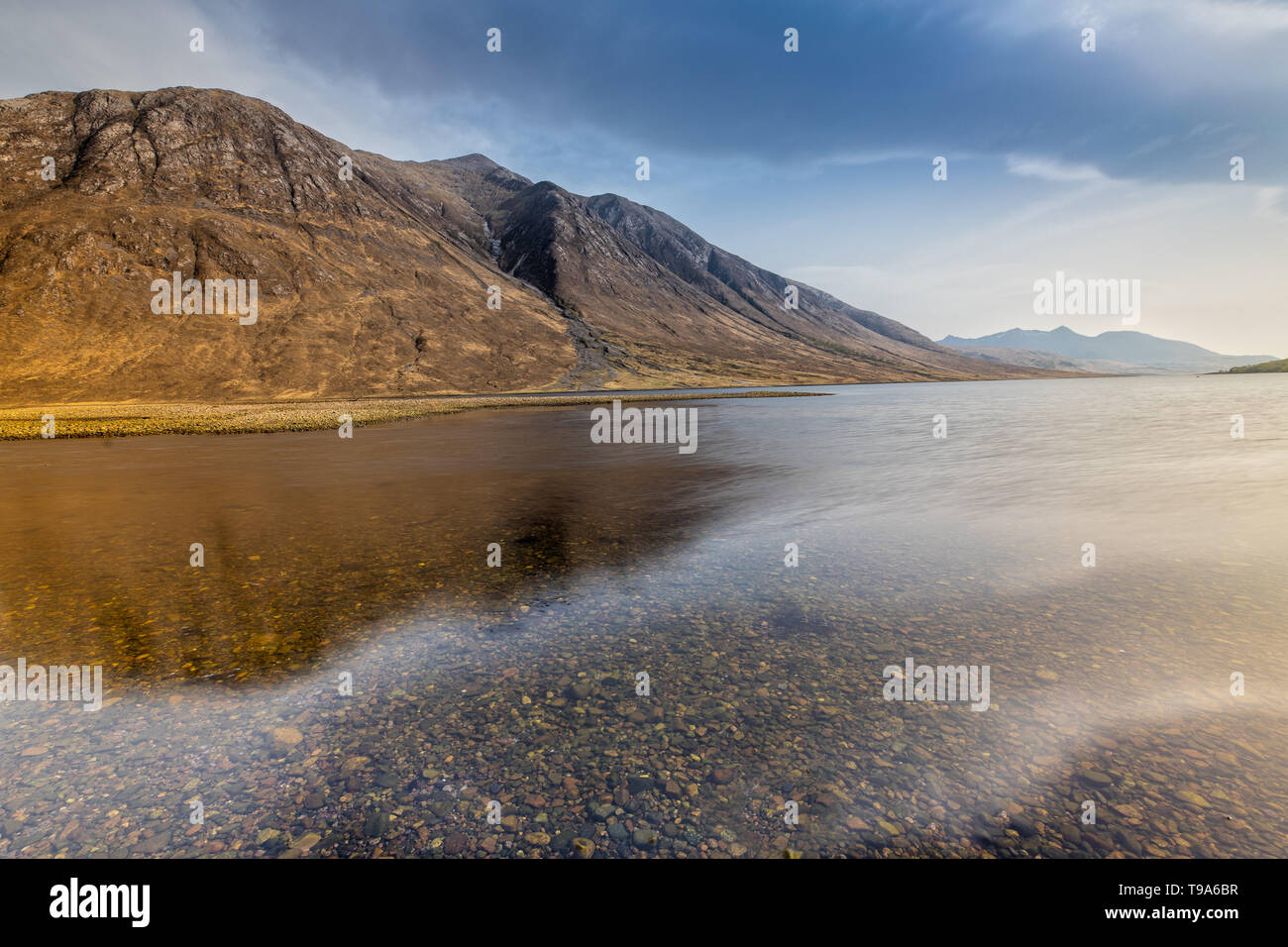 Loch Etive nelle Highlands della Scozia Foto Stock