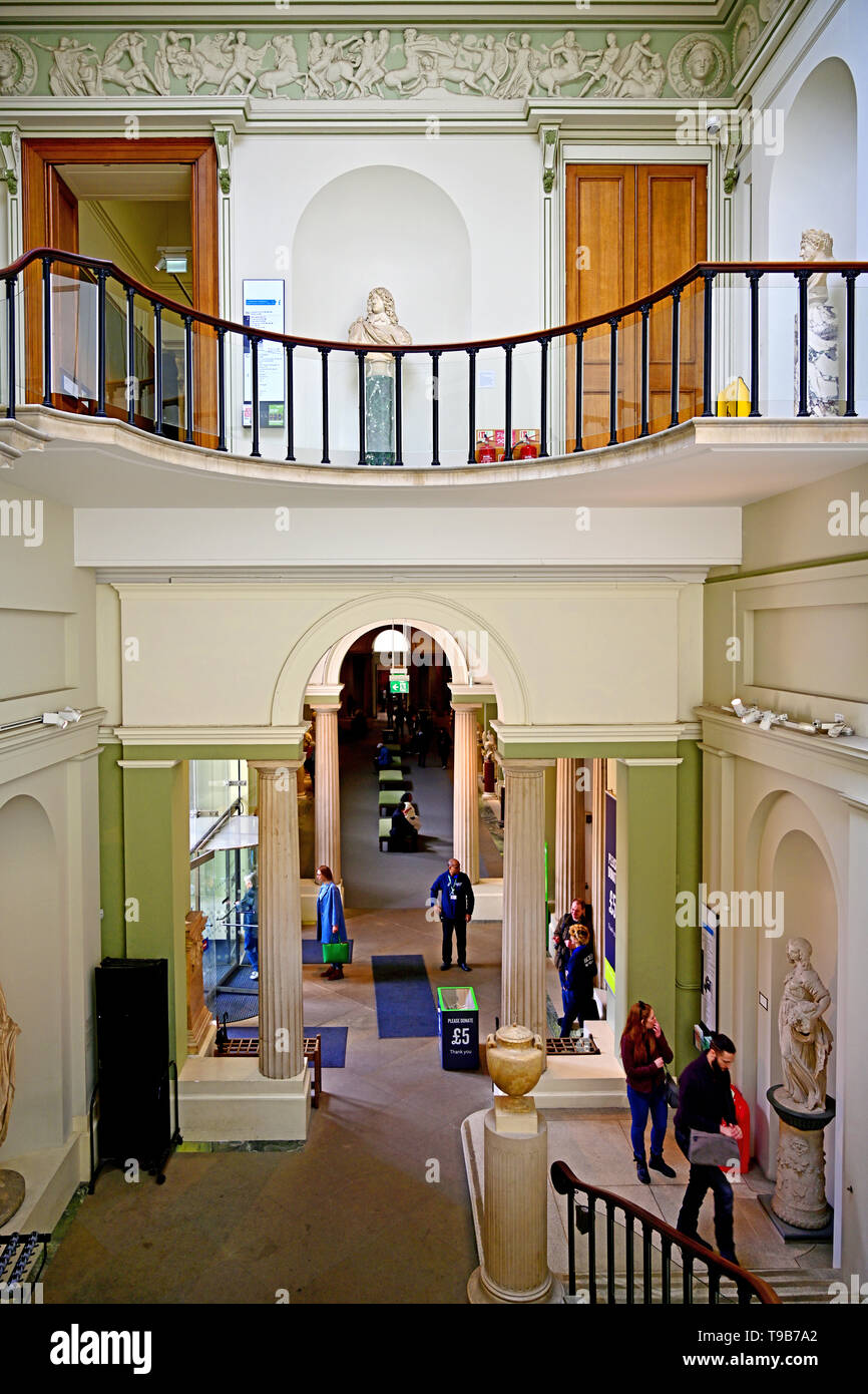 Oxford Ashmolean Museum ingresso hall Foto Stock
