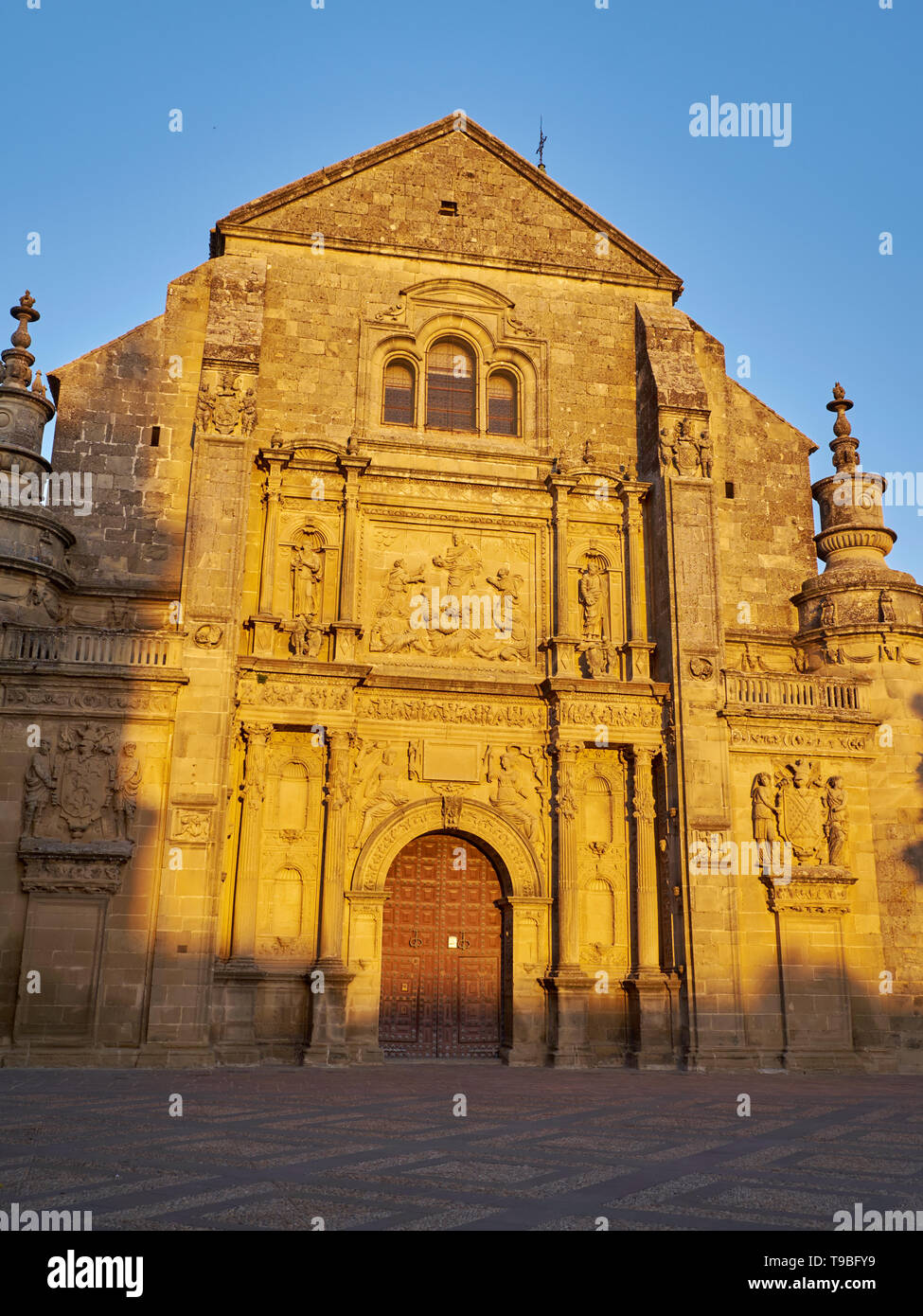Chiesa di El Salvador - Patrimonio mondiale Unesco -. Ubeda Jaén, Andalusia, Spagna. Foto Stock