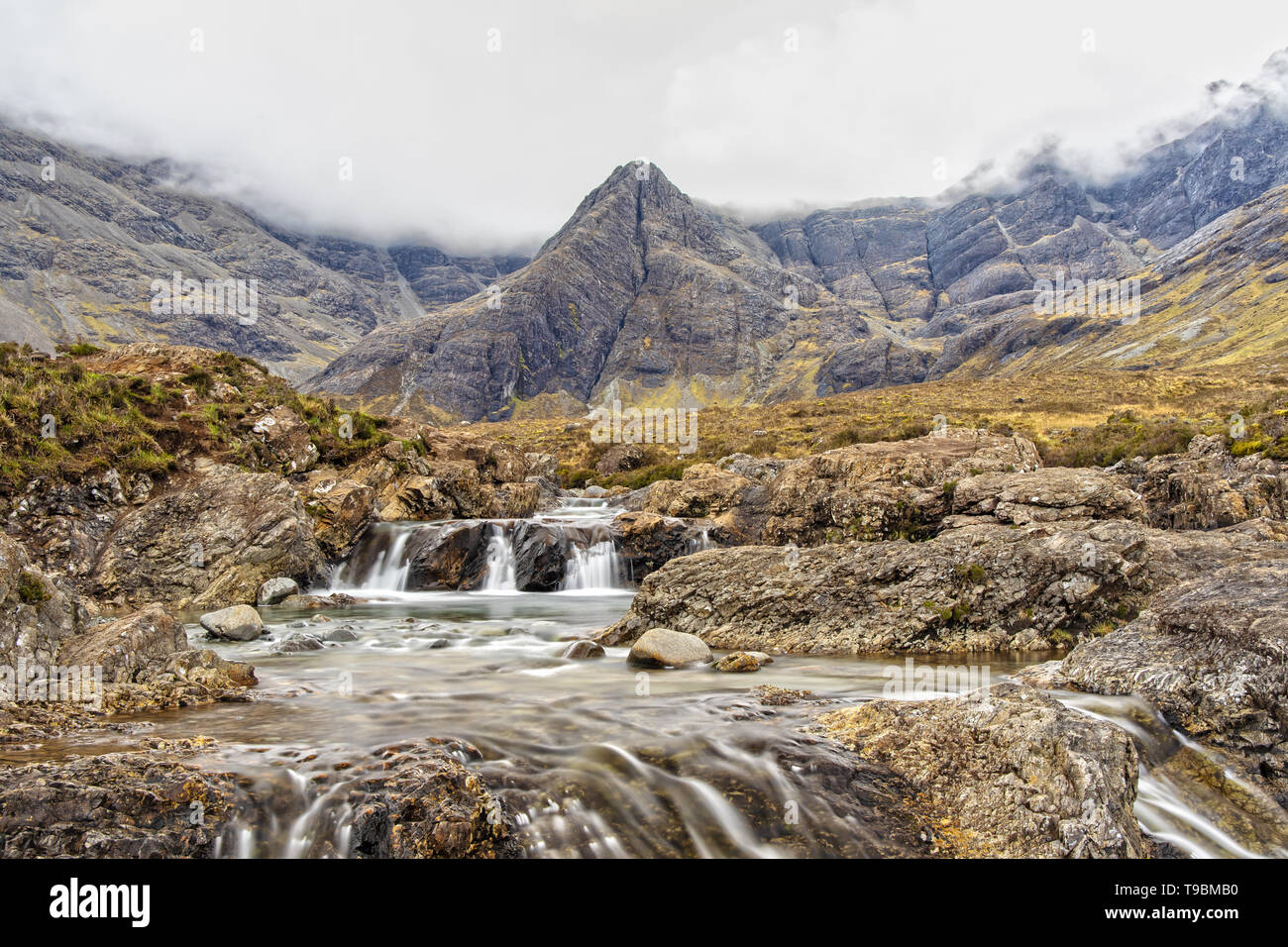 Fairy piscine sull isola di Skye in Scozia Foto Stock