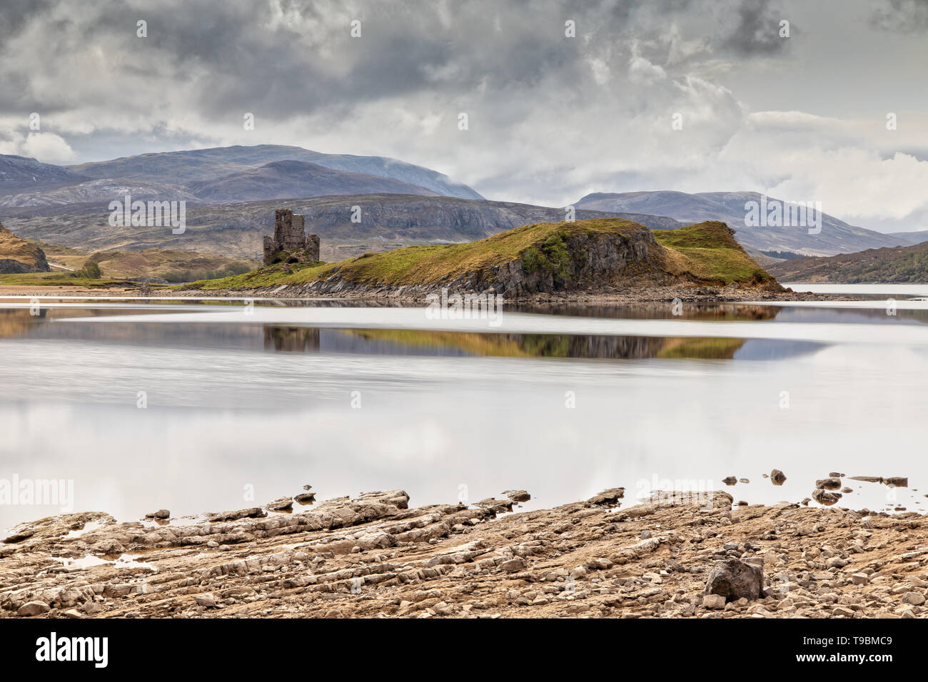 Ardvreck Castle in Scozia Foto Stock