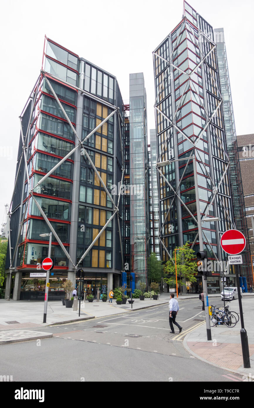 Neo Bankside edifici appartamento come visto da di Southwark Street, Londra, Regno Unito Foto Stock