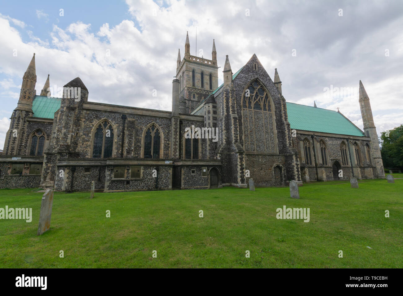 Great Yarmouth Minster (Minster chiesa di St Nicholas) in Great Yarmouth, in Inghilterra. Foto Stock