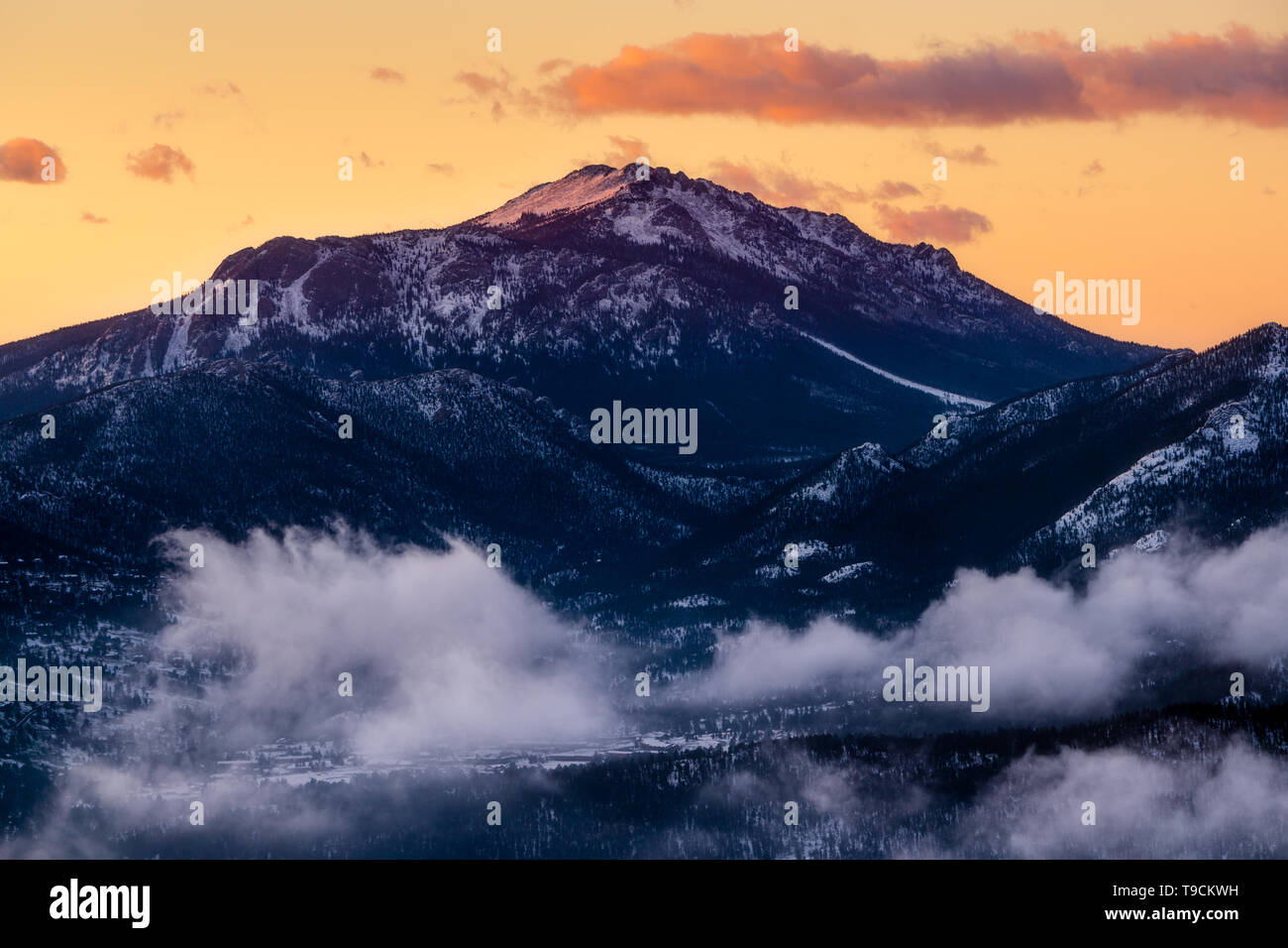 Parco Nazionale delle Montagne Rocciose - Estes Park, Colorado. Foto Stock