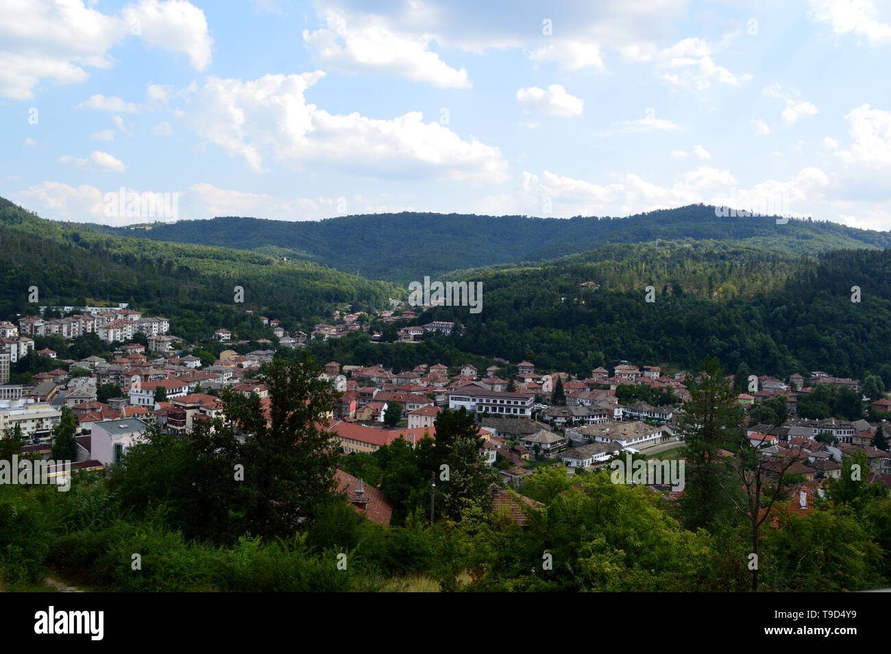 Città di Tryavna, Bulgaria Foto Stock