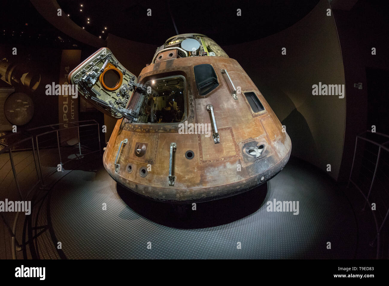 Cape Canaveral, in Florida, Stati Uniti d'America, NASA Kennedy Space Center, Apollo 14 capsule Foto Stock