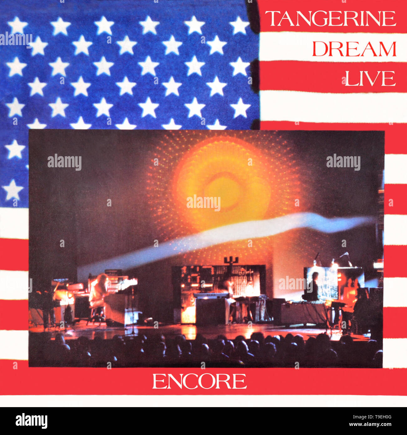Tangerin Dream - copertina originale in vinile - Encore - 1977 Foto Stock