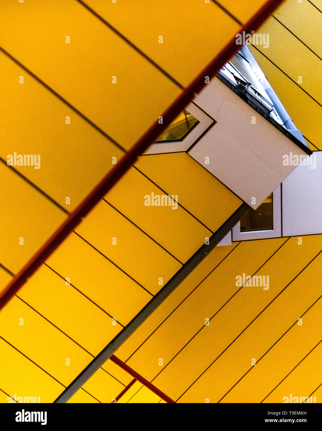 Case cubo di Rotterdam - Piet Blom architetto - Architettura moderna - Fotografia astratta - Abstract - foto - turismo olandese Paesi Bassi turismo Foto Stock