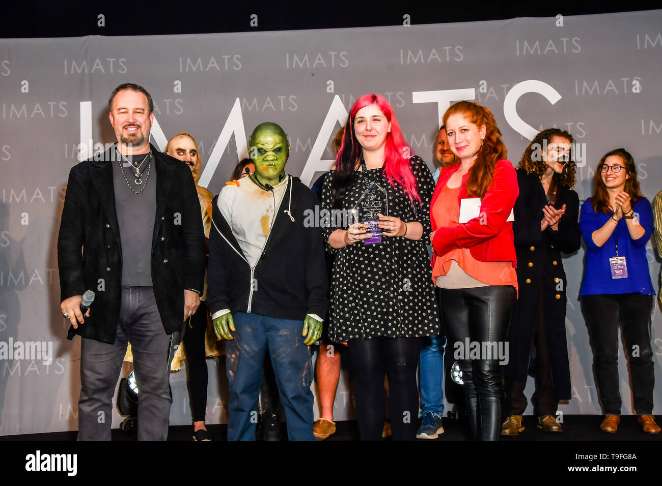 Londra, Regno Unito. 18 Maggio, 2019. Competere nel IMATS - Battaglia delle spazzole - artista per la cosmesi Show - IMATS Credit: capitale dell'immagine/Alamy Live News Foto Stock