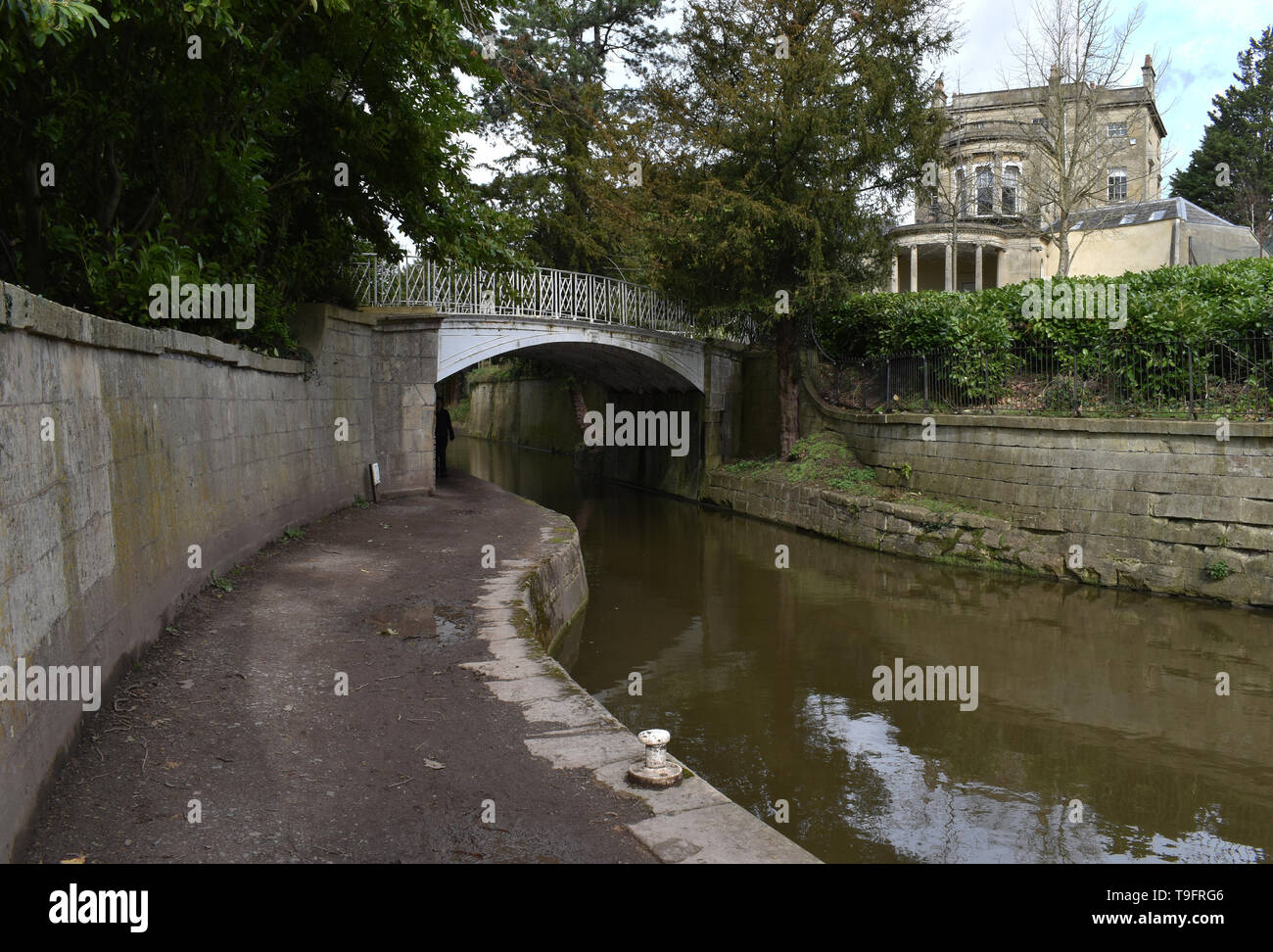 Il Kennet di Avon canal in Giardini Sidney, bagno. Foto Stock