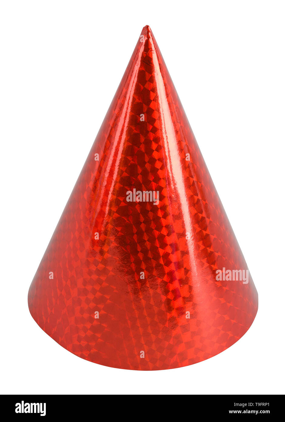 Partito Red Hat isolato su uno sfondo bianco. Foto Stock