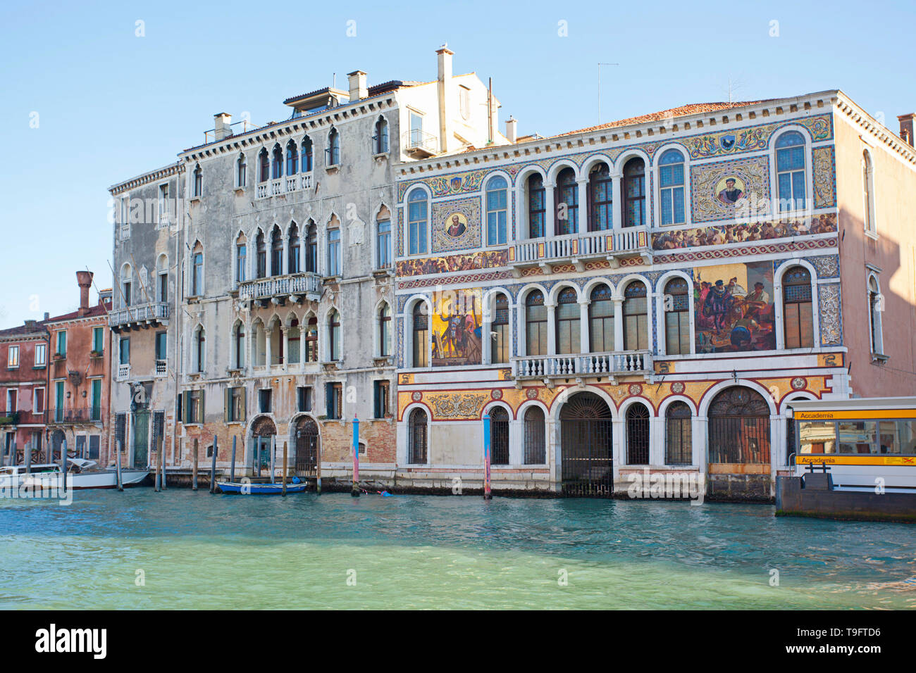 Case e palazzi di Venezia, Italia Foto Stock