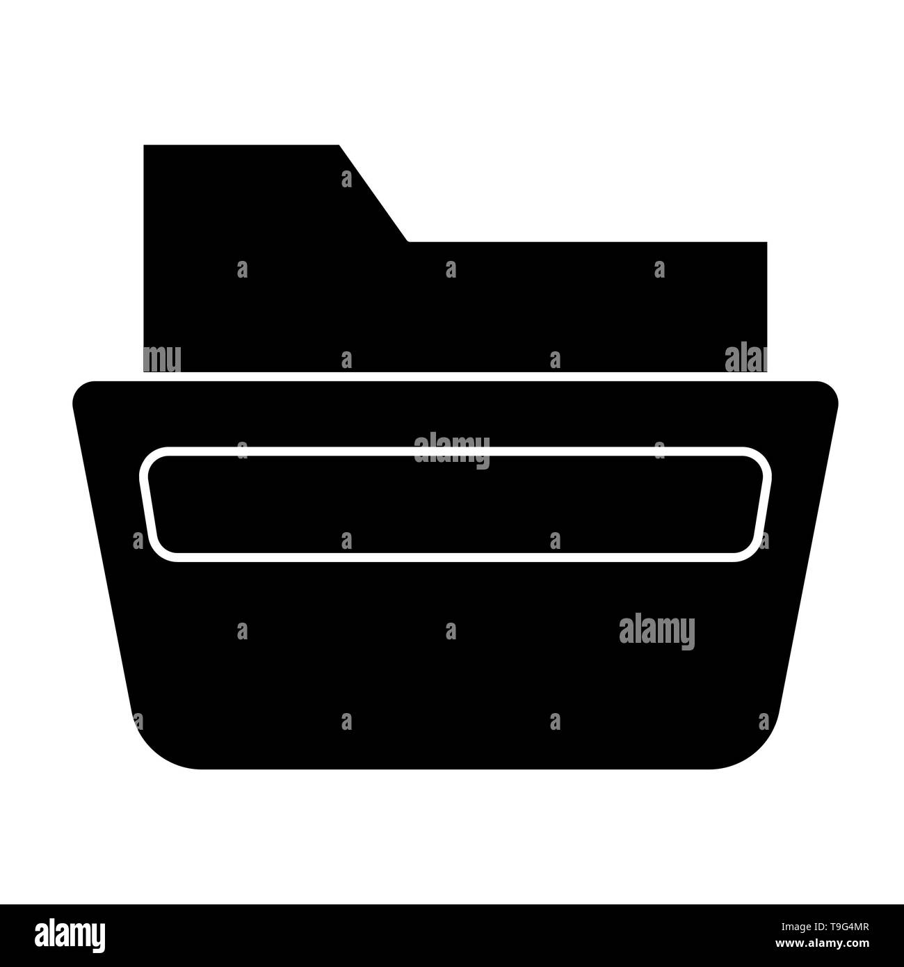 Icona di file, illustrazione vettoriale, Profilo Aziendale Foto Stock