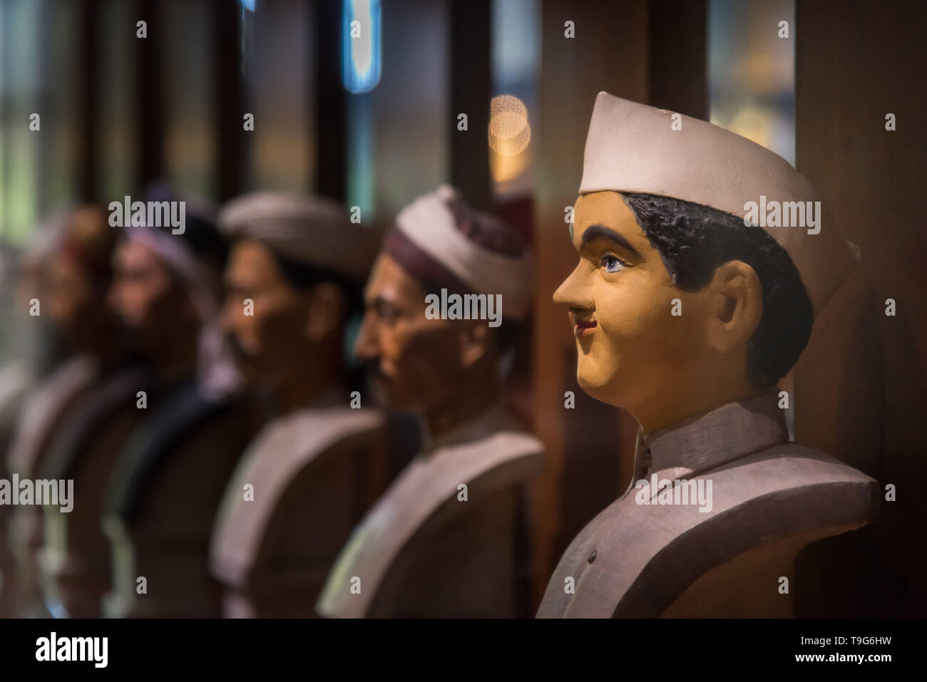 La gente della città, Dr Bhau Daji Lad Museum, Mumbai, India Foto Stock