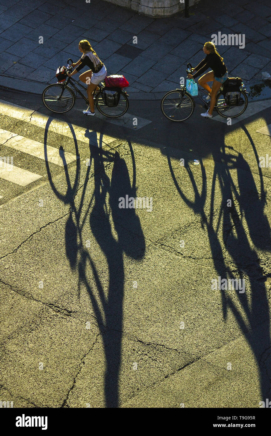 I motociclisti francesi Foto Stock