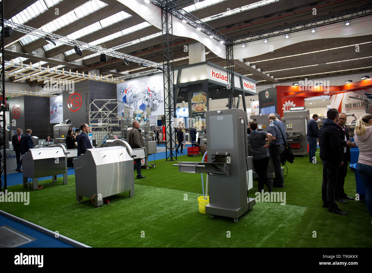 Impressioni del mondo più grande fiera leader per il settore della carne in frankfurt am main Germania nel maggio 2019 Foto Stock