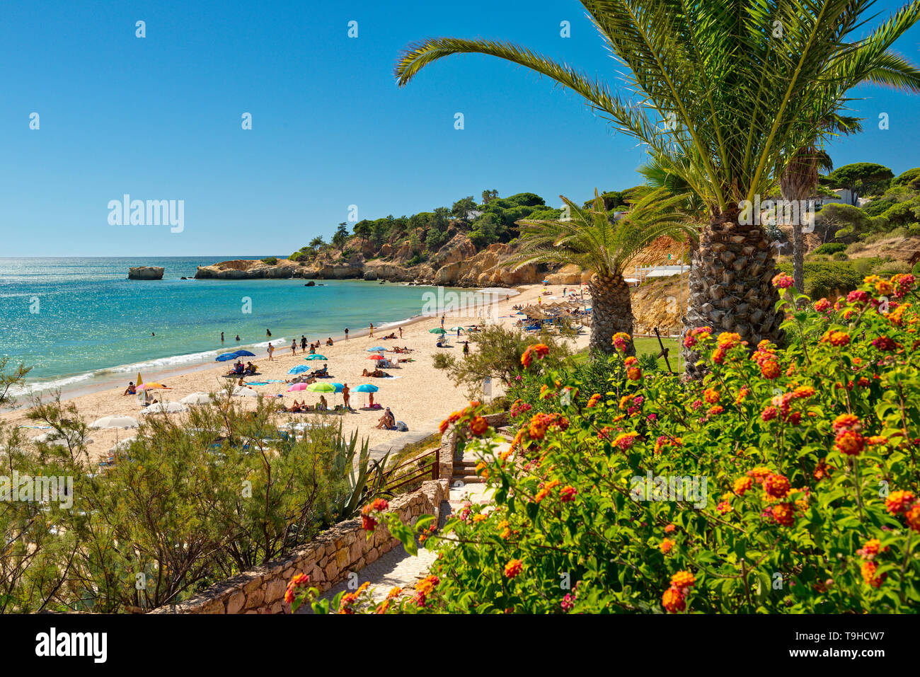 Il Portogallo Algarve, Praia de Santa Eulalia, Albufeira Foto Stock