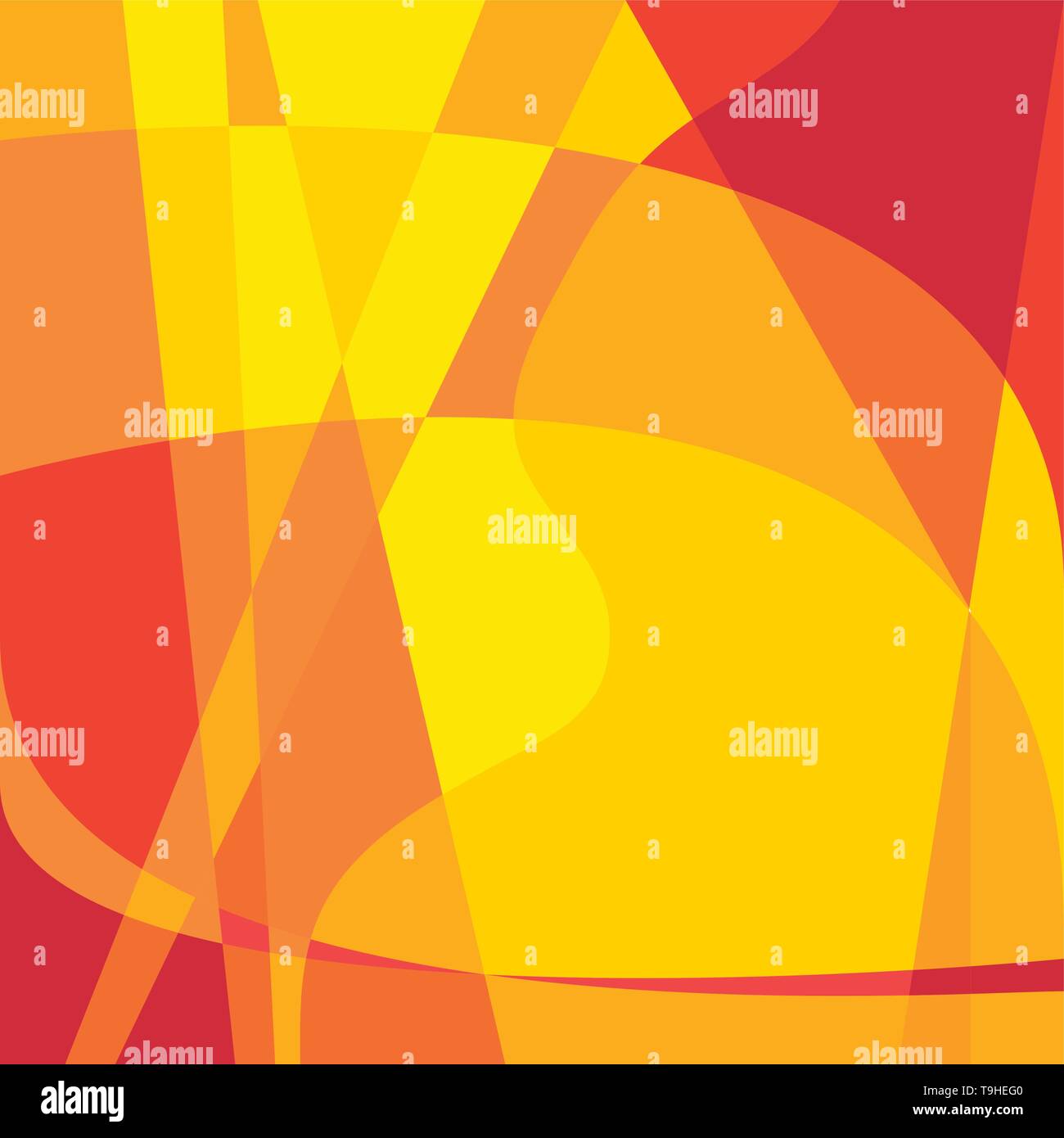 Giallo e rosso moderno astratta configurazione di sfondo. Illustrazione Vettoriale