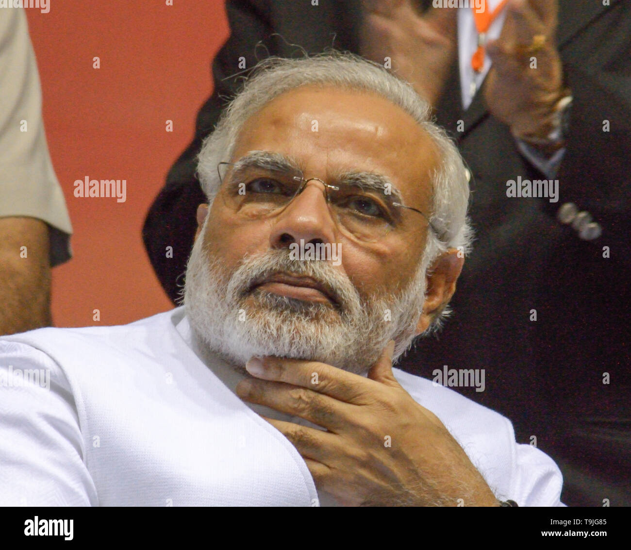 Narendra Modi, Primo Ministro dell'India Foto Stock