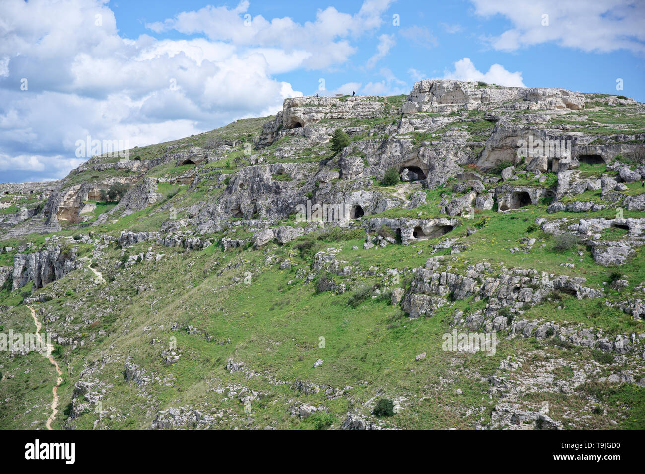 Matrice dei Sassi di Matera Patrimonio mondiale Unesco Foto Stock