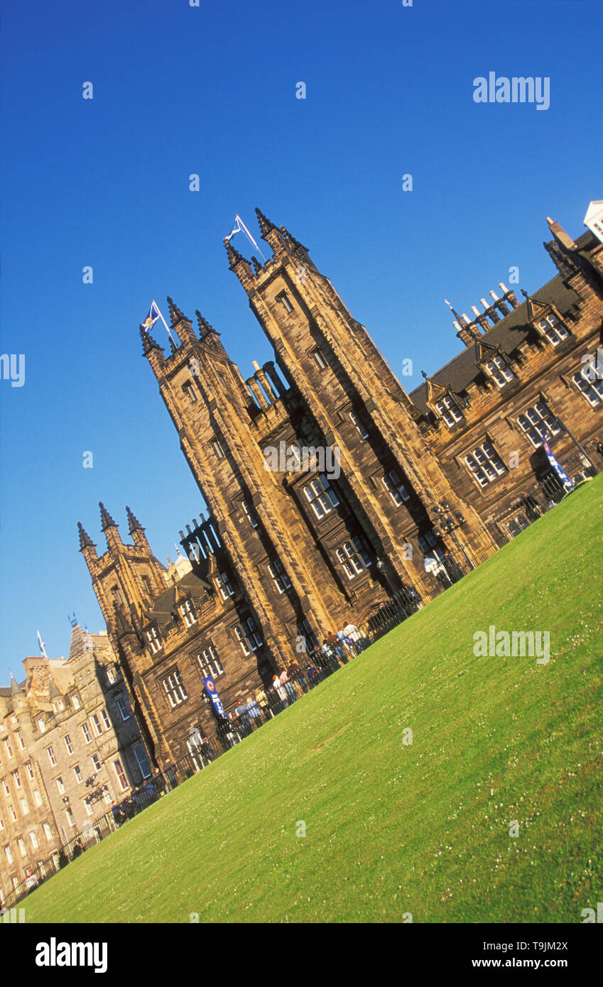 Università di Edimburgo facoltà di divinità e luogo di riunione dell' Assemblea generale della Chiesa di Scozia il Tumulo Edimburgo Scozia UK GB Europa Foto Stock