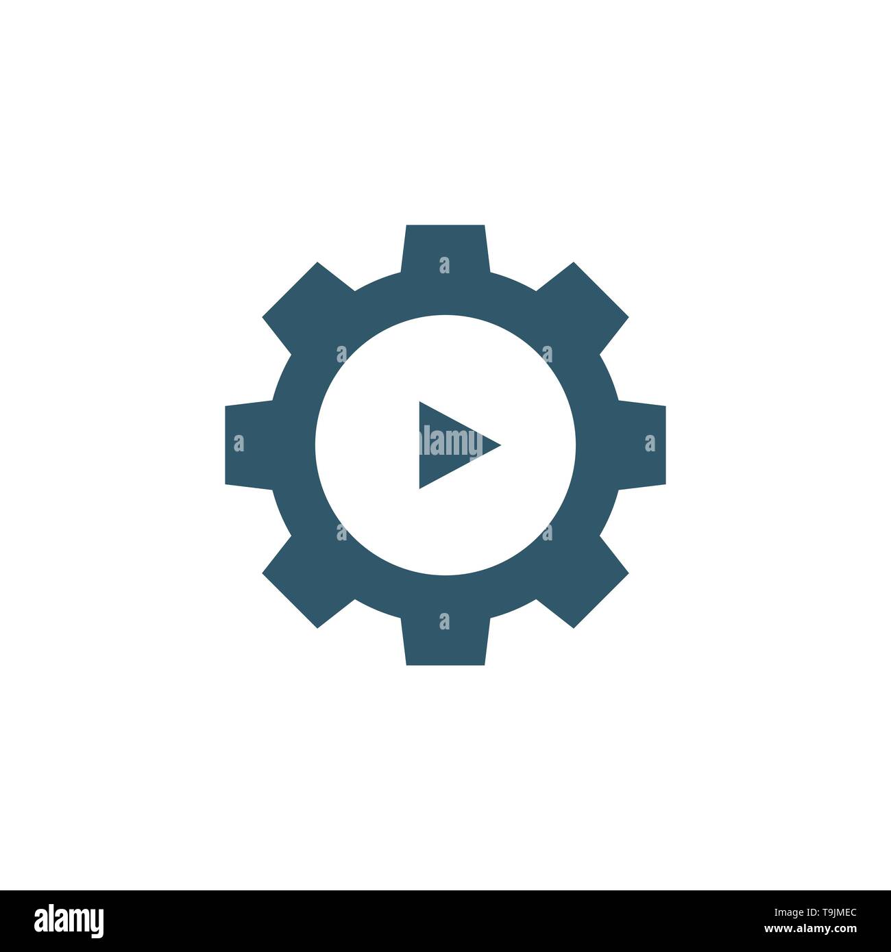 Video di insegnamento e di formazione - video informativo w icona pulsante video Illustrazione Vettoriale