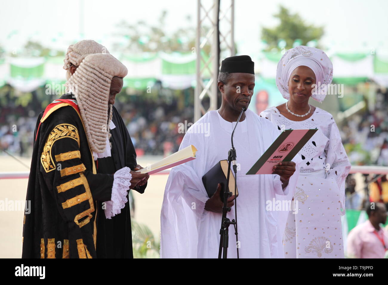 La Nigeria parate militari Foto Stock