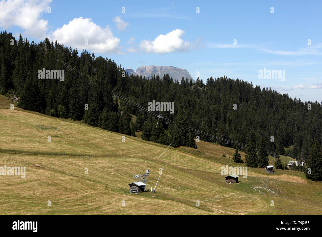 Massif du Jaillet. Les Alpes françaises. Alta Savoia. La Francia. Foto Stock