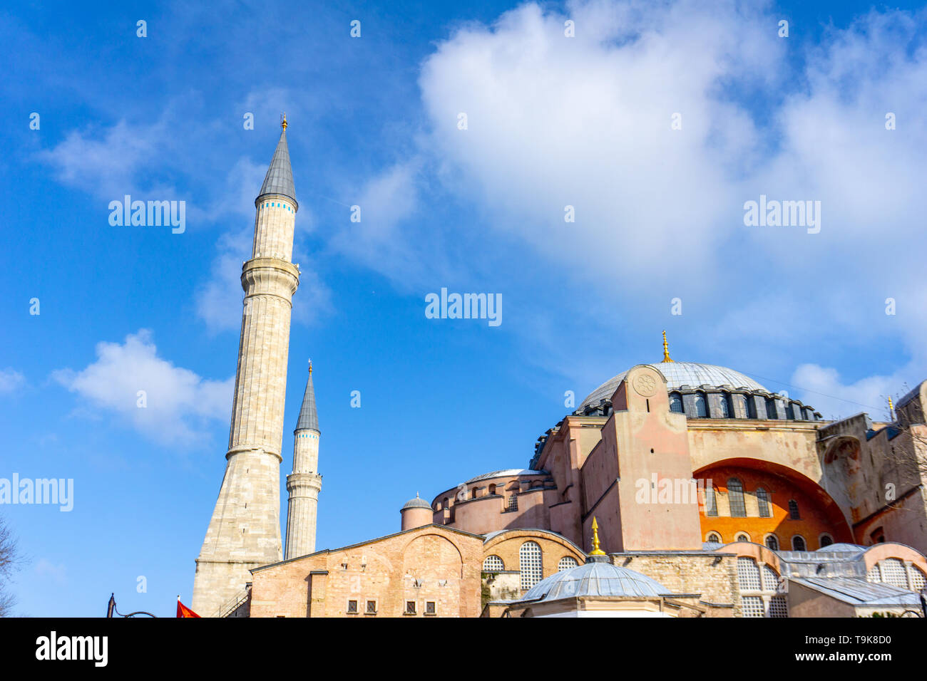 Famosa Chiesa Bizantina Hagia Sophia, Istanbul, Turchia, 11.01.2019 Foto Stock
